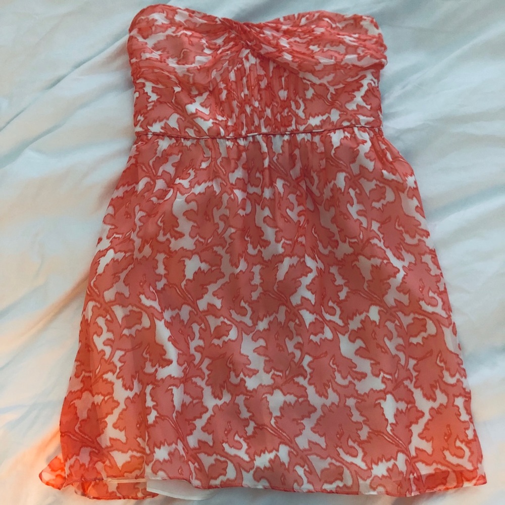 New Shoshanna Strapless Dress With Corset Size 4